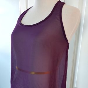 Sheer Purple Top